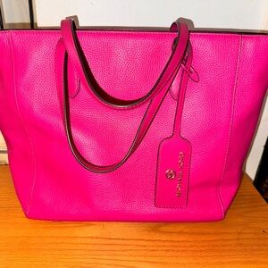 Michael Kors Pink Tote with Spacious Design